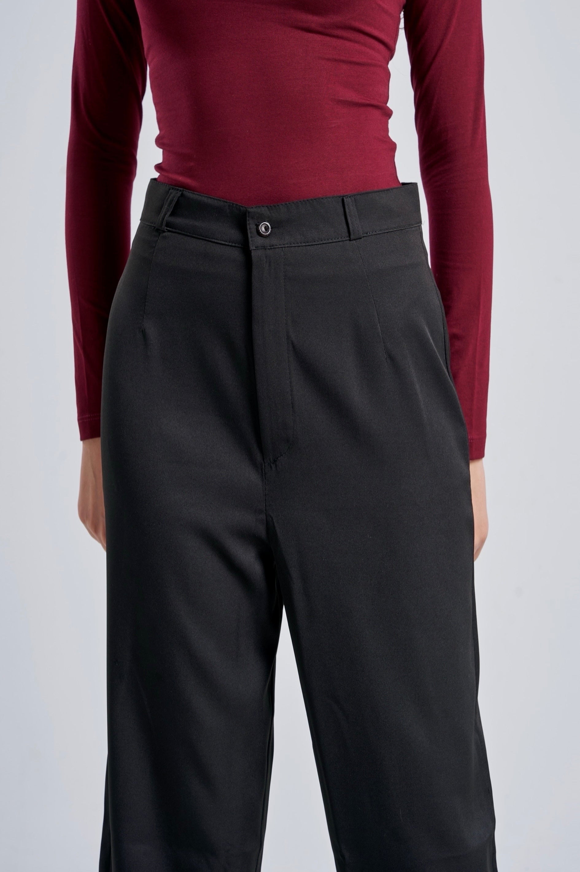 Elegant High-Waist Wide Leg classic Pants